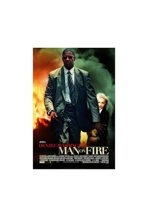 Man on Fire Movie Poster Glossy High Quality Print Photo Wall | Etsy