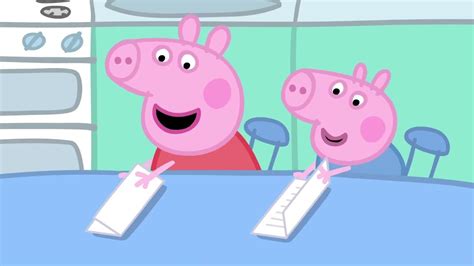 Peppa Pig Learns How To Make Paper Planes! - YouTube