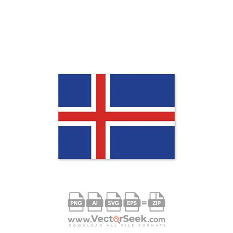 Iceland Flag Vector - (.Ai .PNG .SVG .EPS Free Download)