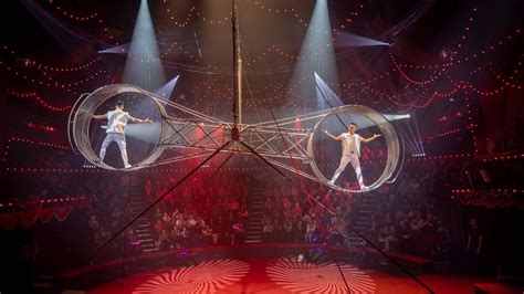 Circus acrobat falls from 'giant wheel of death' during show in Great ...