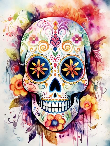 Day Of The Dead Skull Free Stock Photo - Public Domain Pictures