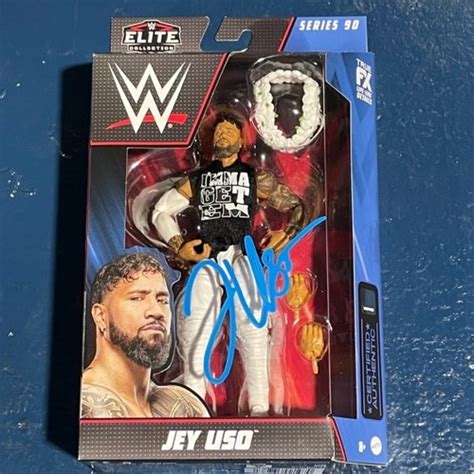 Jey Uso SIGNED WWE Elite Series 90 Action Figure | WWE Auction