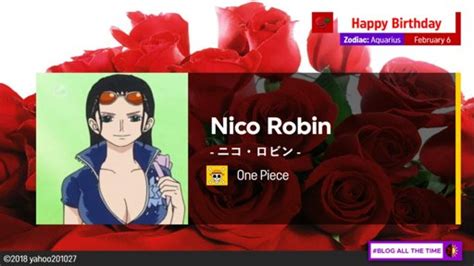 Happy Birthday, Nico Robin | Anime Amino