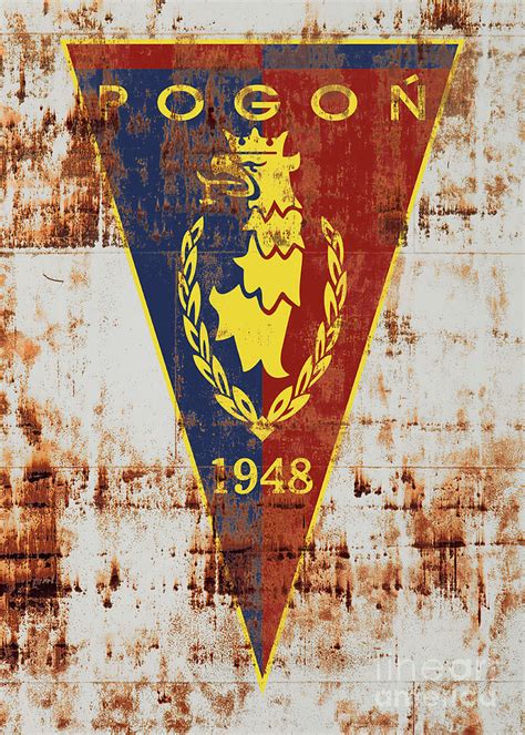 Pogon Szczecin Rusty Logo Digital Art by Manuel Garcia | Fine Art America