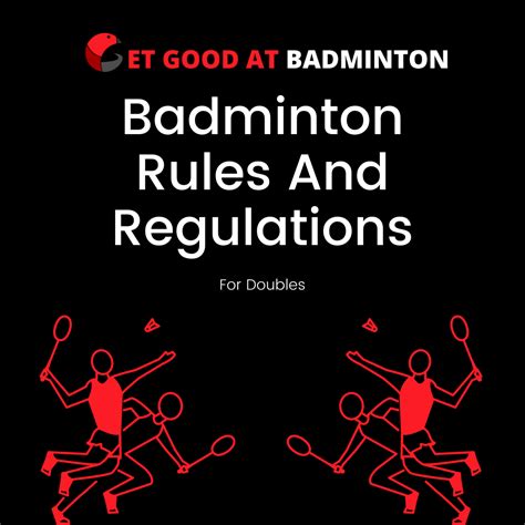 Badminton Rules and Regulations For Doubles - Get Good At Badminton