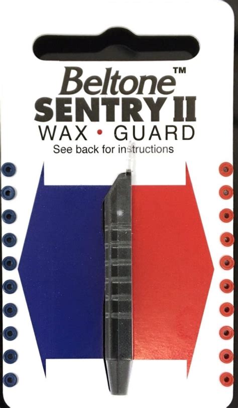 Get Beltone Sentry II Wax Guards in Red and Blue Colors