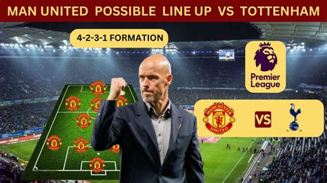 Manchester United vs Tottenham ~ Man United Potential Starting Line Up ...