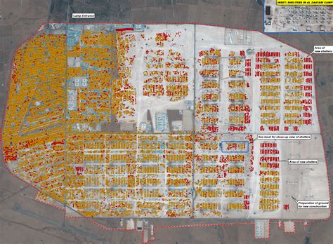 Al-Zaatari Syrian Refugee Camp Expansion Satellite Photos | Public ...