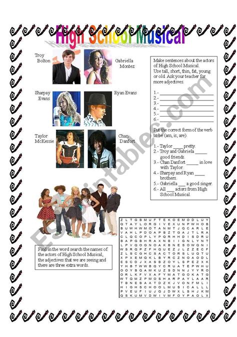 High School Musical - ESL worksheet by xenia_161