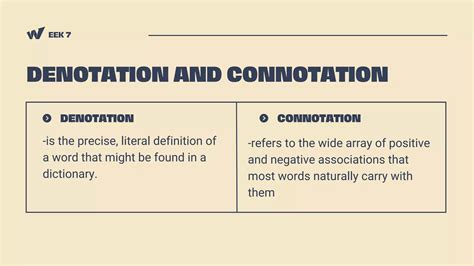 Denotation and Connotation | PPT