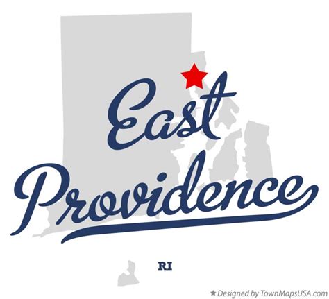 Map of East Providence, RI, Rhode Island