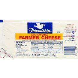 Friendship Farmers Cheese Nutrition Facts - Nutrition Pics