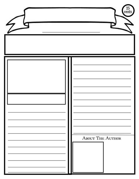 Blank Newspaper Template For Kids Printable | Newspaper Within News ...