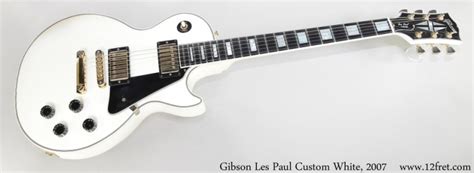 Gibson Les Paul Custom White, 2007 | www,12fret.com