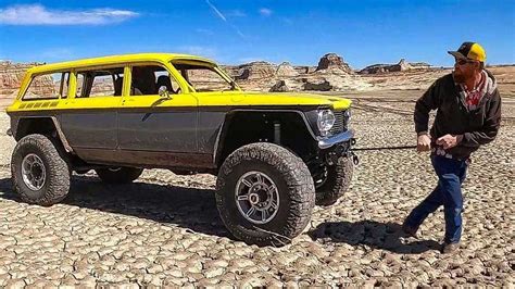 Stuck Toyota Tacoma Saved By Crazy Custom Corvair Off-Road Wagon