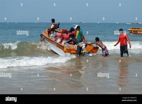 water sports at baga beach,goa,india Stock Photo - Alamy