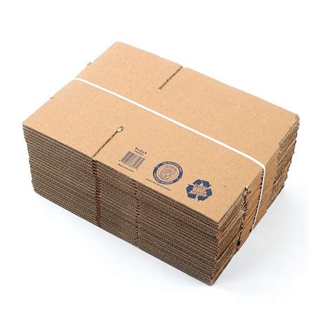 Pratt PRA0023 100PK 100% Recycled Corrugated Cardboard Box, 9" Length x ...