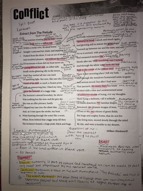 The Prelude Poem Annotated