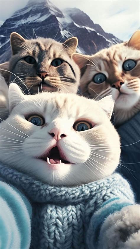 Adorable AI-Generated Pics Of Animals Taking Selfies