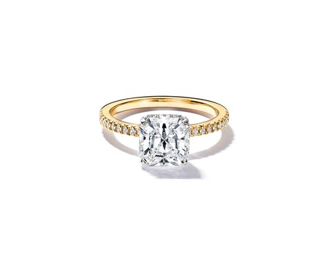 Tiffany True® engagement ring with a Tiffany True® diamond and a ...