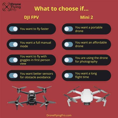 DJI FPV vs Mini 2 [Table comparisons]