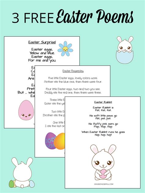 Easter Egg Hunt Poems