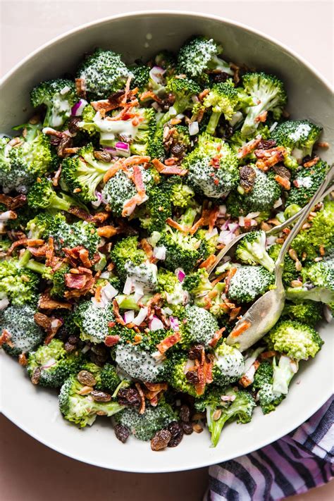 Easy Broccoli Salad Recipe | The Modern Proper | Recipe | Easy broccoli salad, Salad recipes ...