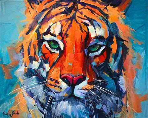 Tiger Paintings Abstract