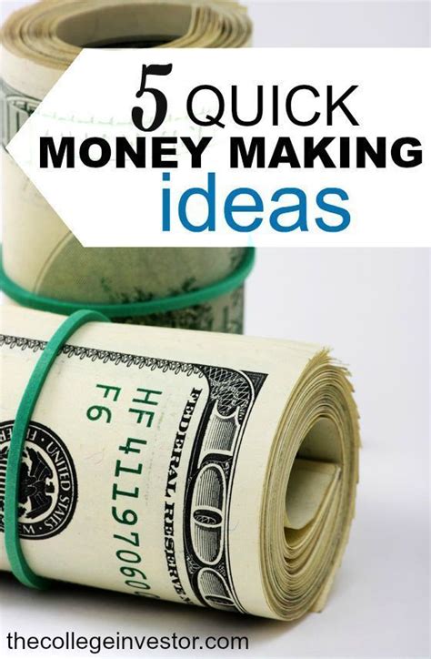 5 Quick Money Making Ideas (That Take Less Than 1 Hour) | Make quick ...