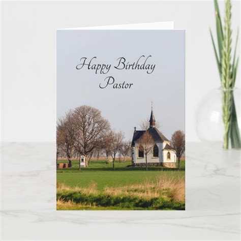 Happy Birthday Pastor Card | Zazzle.com
