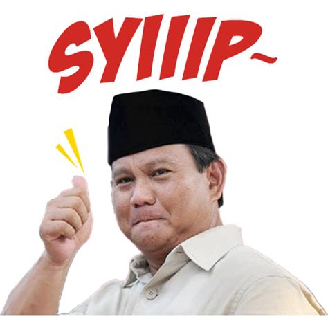 Sticker Maker - PRABOWO VERSI 1