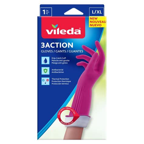 Vileda Vileda 3 Action Gloves | The Home Depot Canada