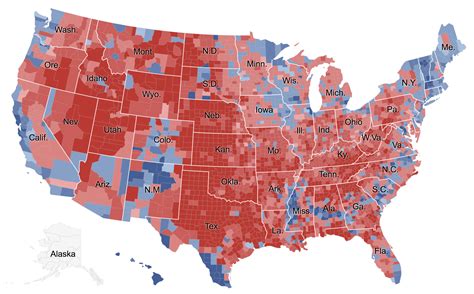 There Are Many Ways to Map Election Results. We’ve Tried Most of Them. - The New York Times