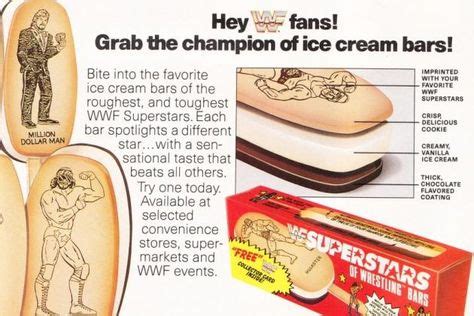 WWE Superstars Ice Cream Bars | Icecream bar, Ice cream, 90s snacks