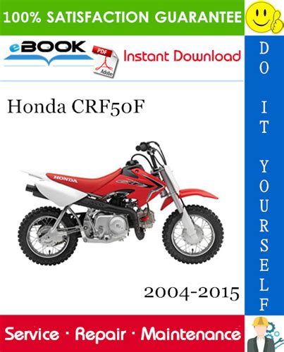 Honda CRF50F Motorcycle Service Repair Manual 2004-2015 Download – PDF ...