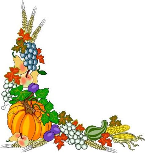 Fall Harvest Corner Border | Clipart Panda - Free Clipart Images