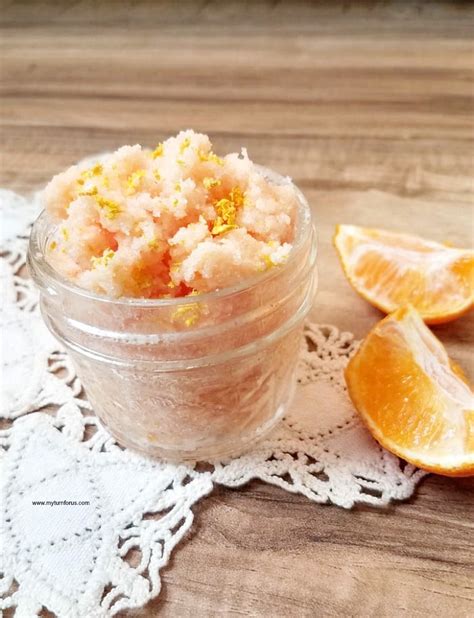 Homemade Orange Sugar Scrub - My Turn for Us