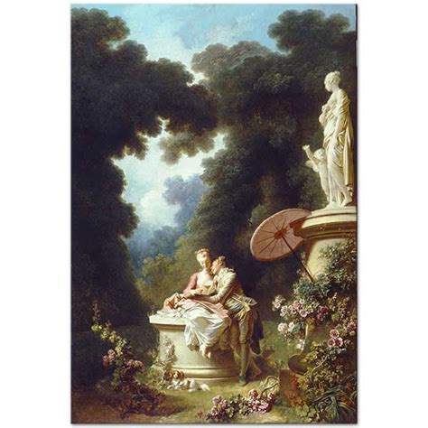 Jean Honore Fragonard The Progress of Love Art Print | CANVASTAR