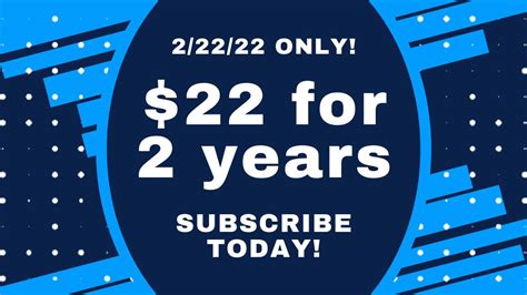 Fort Myers News-Press special 2-year subscription offer for 2/22/22