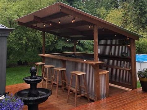 12x14 Backyard Bar Plans Yardbar Plans Outdoor Bar Plan Diy - Etsy Canada in 2023 | Backyard bar ...