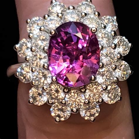 3.33ct Pink Sapphire Ring