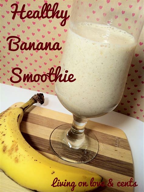 Healthy & Sweet Banana Smoothie Recipe