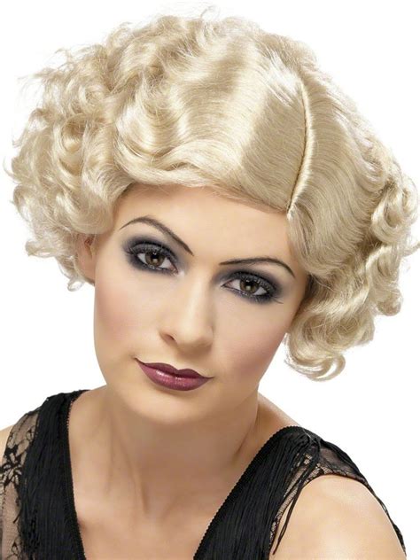 1920's Flapper Curly Blonde Wig £6.99 1920s Fancy Dress, Fancy Dress Wigs, Halloween Fancy Dress ...