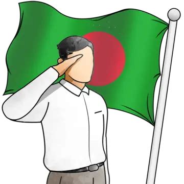 Bangladesh Man Flag Salute, Bangladesh, Flag Salute, Flag PNG Transparent Clipart Image and PSD ...