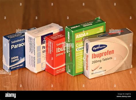 Over the counter pain relief various brands. London. UK. January 2022 Stock Photo - Alamy