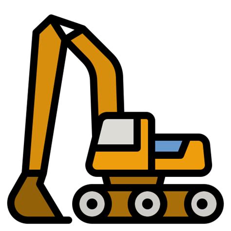 Backhoe photo3idea_studio Lineal Color icon