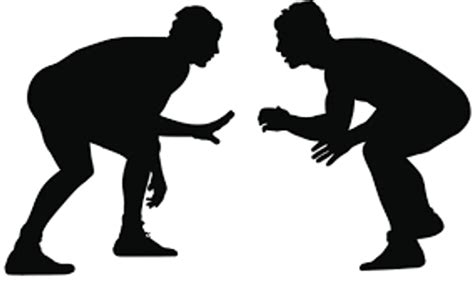 Wrestling Silhouette Transparent Image