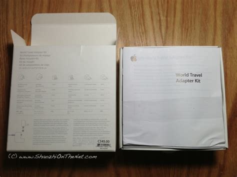 Unboxing the Apple World Travel Kit - Shaozhi On The Net