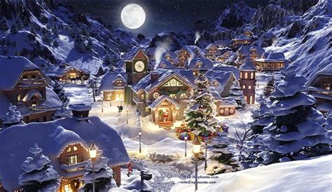 🔥 Download Christmas Village Wallpaper by @colinlee | Christmas Village ...