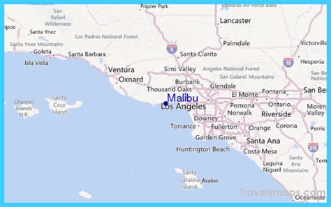 Where is Malibu California ? Malibu California Map Location ...